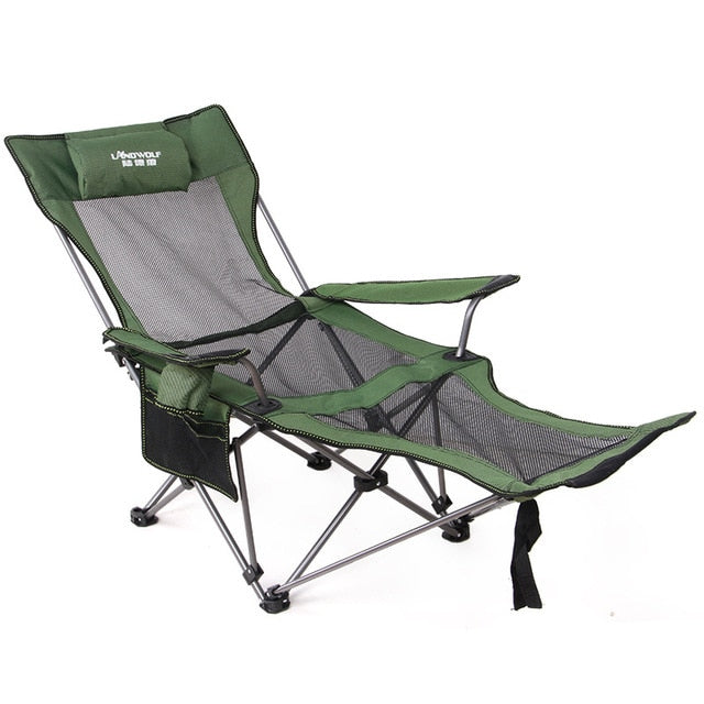 Portable Outdoor folding recliner portable back fishing chair - efishingshop