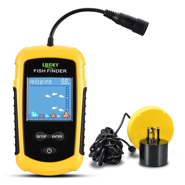 LUCKY FFC1108-1& FFCW1108 Top Quality Portabl Fish Finder  Sonar - efishingshop
