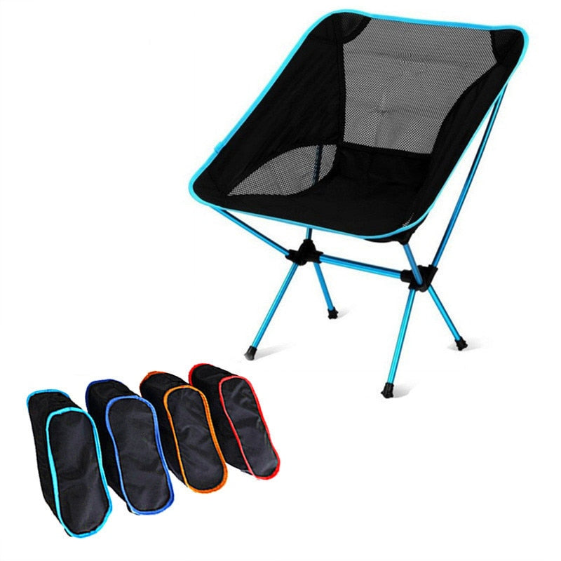Lightweight Compact Folding Camping Backpack Chairs