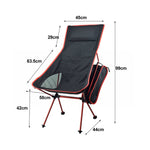 Portable Folding Beach Chair - efishingshop