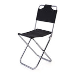 OUTAD Backrest Lightweight Portable Folding Oxford Aluminum Chair