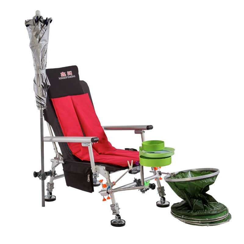 Light And Portable Aluminum Alloy European Fishing Deck Chair